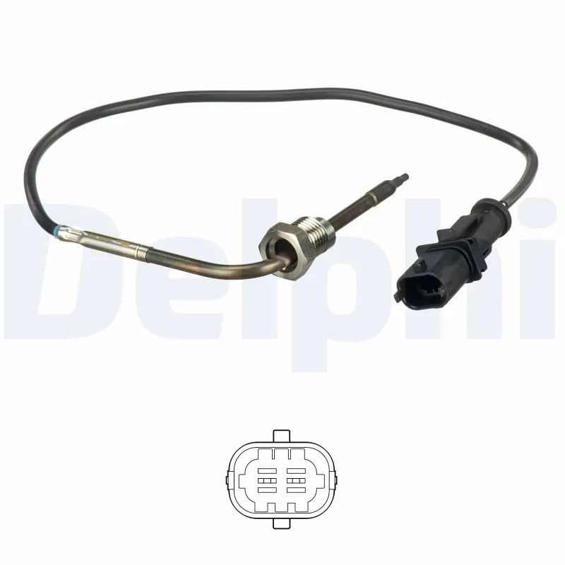 Sensor, exhaust gas temperature