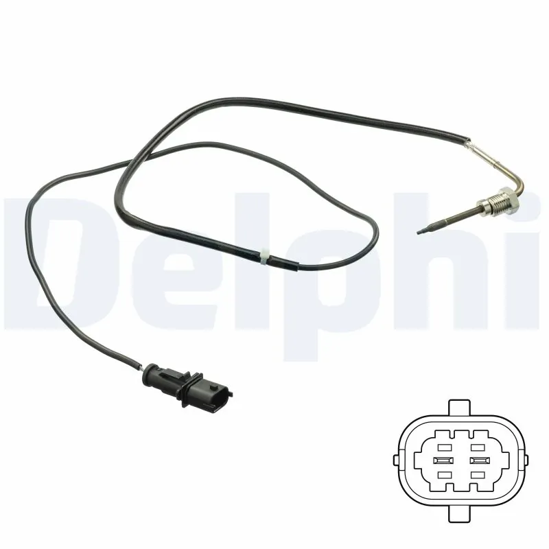 Sensor, exhaust gas temperature