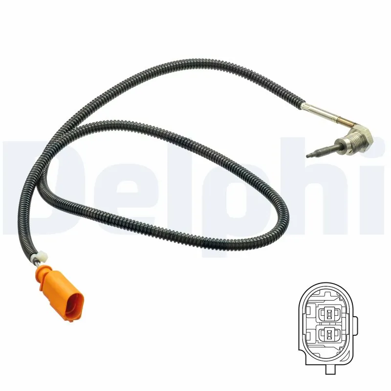 Sensor, exhaust gas temperature
