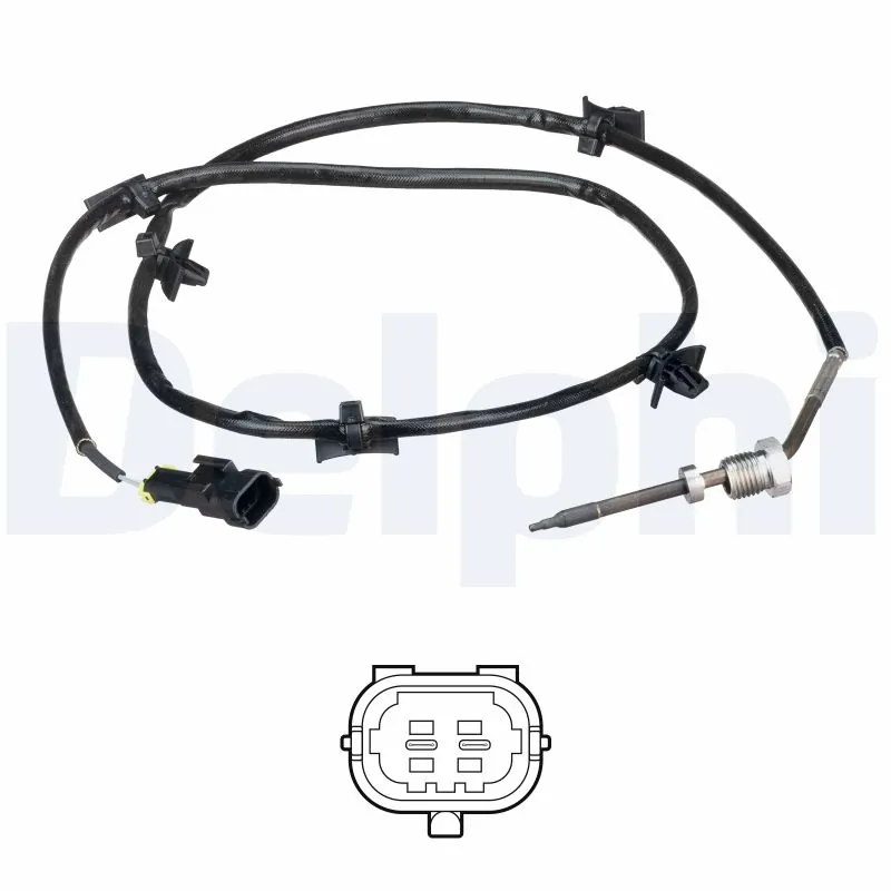 Sensor, exhaust gas temperature