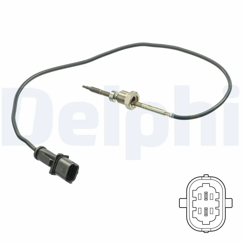 Sensor, exhaust gas temperature