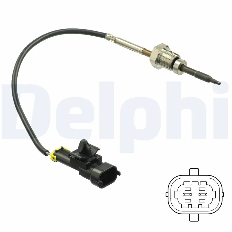Sensor, exhaust gas temperature