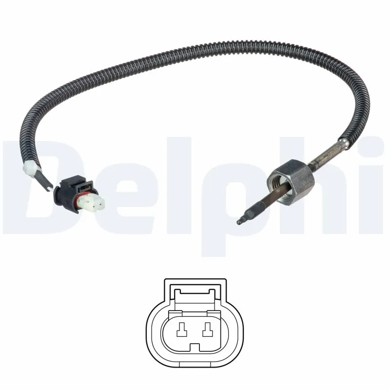 Sensor, exhaust gas temperature