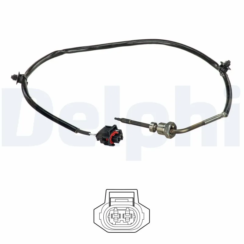 Sensor, exhaust gas temperature