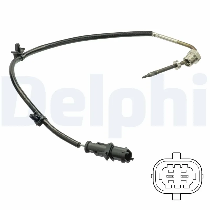 Sensor, exhaust gas temperature