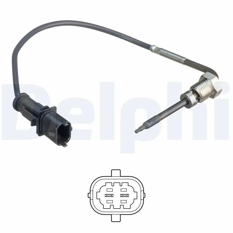 Sensor, exhaust gas temperature