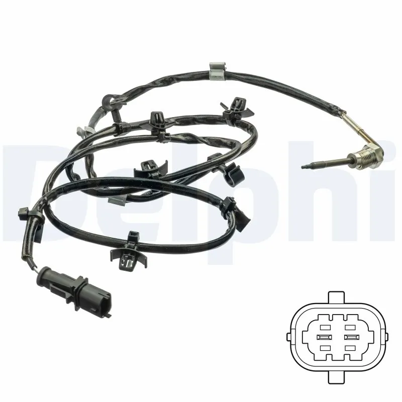 Sensor, exhaust gas temperature
