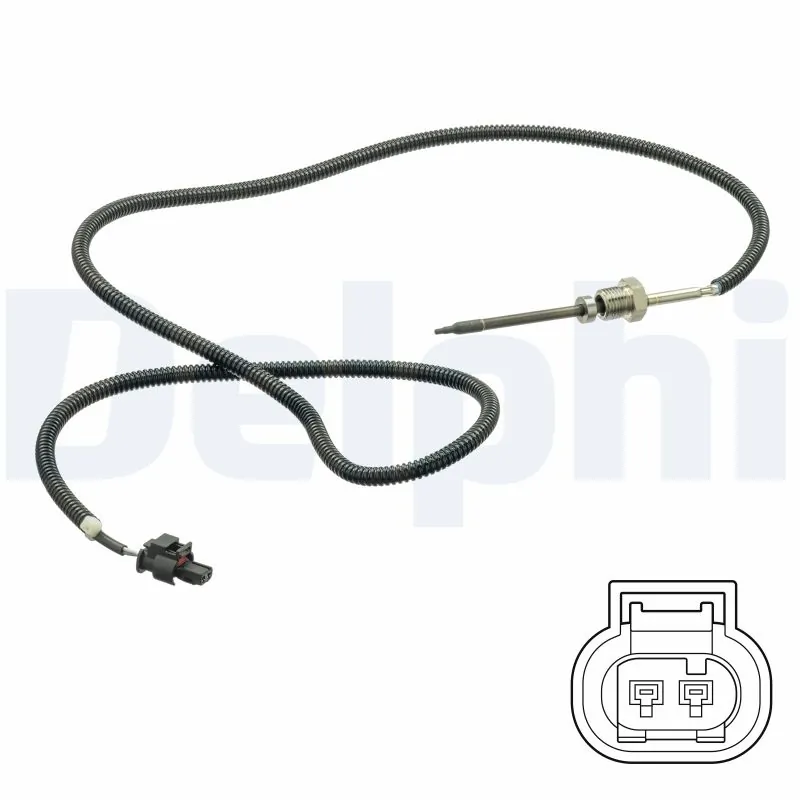 Sensor, exhaust gas temperature