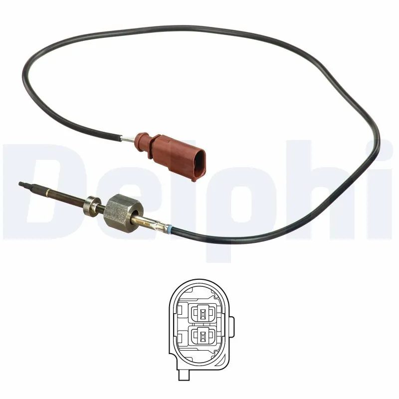 Sensor, exhaust gas temperature