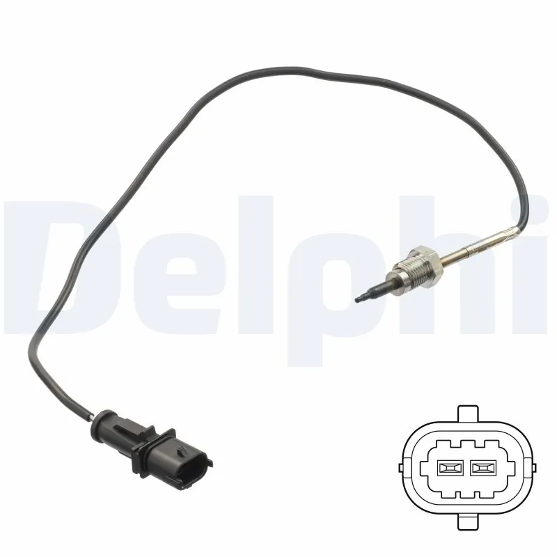 Sensor, exhaust gas temperature
