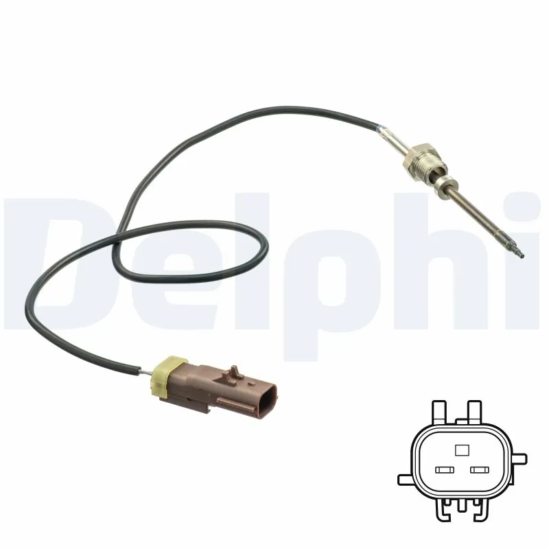 Sensor, exhaust gas temperature