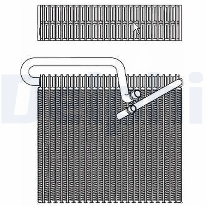 Evaporator, air conditioning