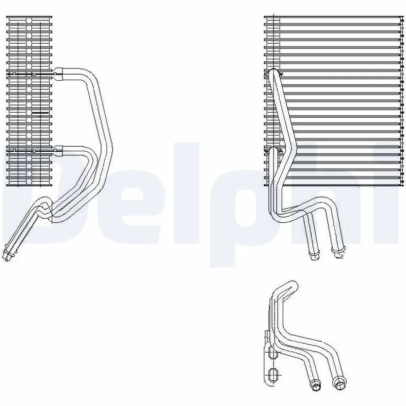 Evaporator, air conditioning
