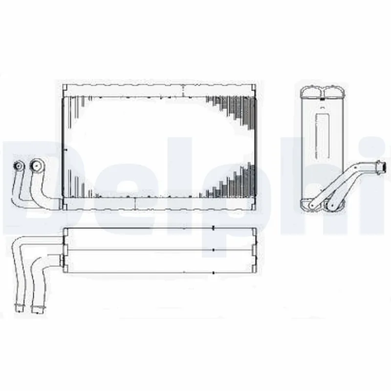 Evaporator, air conditioning