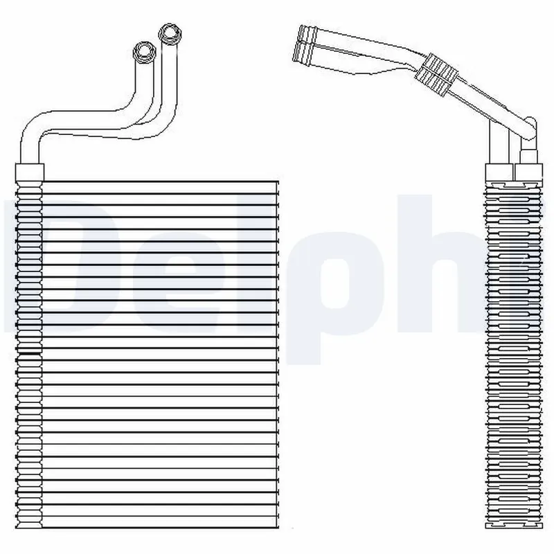 Evaporator, air conditioning