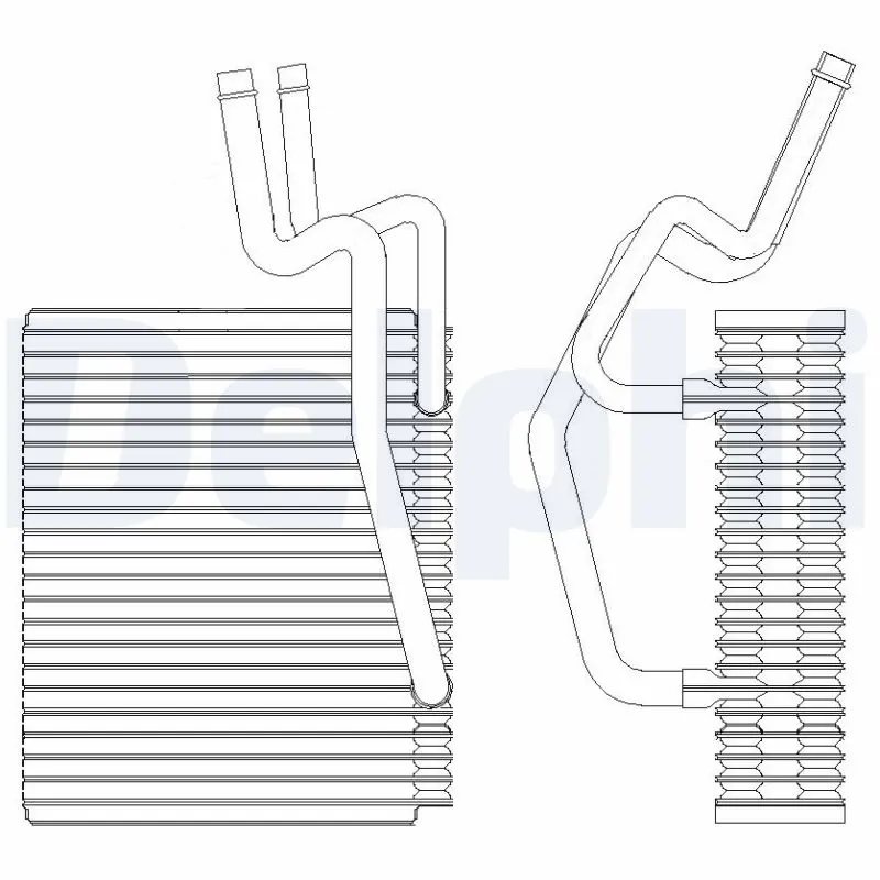 Evaporator, air conditioning
