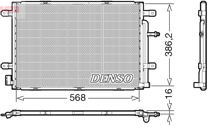 Condenser, air conditioning