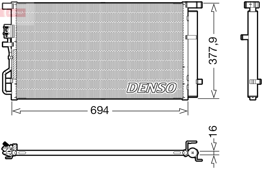 Condenser, air conditioning
