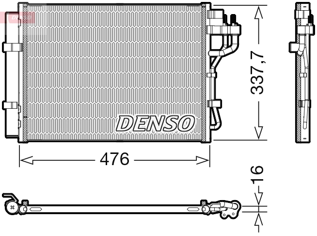 Condenser, air conditioning