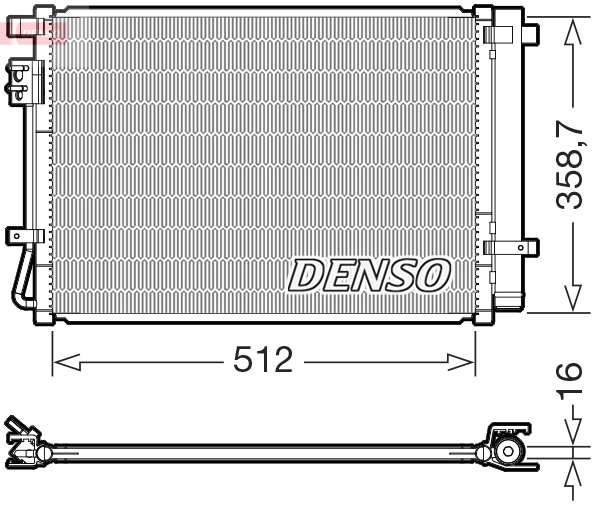 Condenser, air conditioning