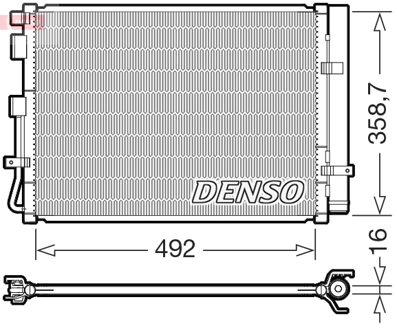 Condenser, air conditioning