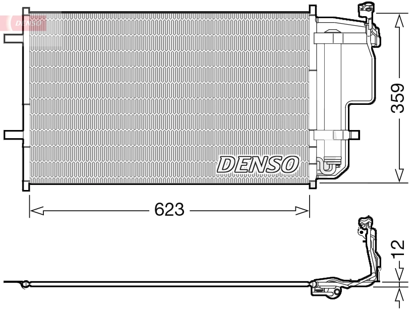 Condenser, air conditioning