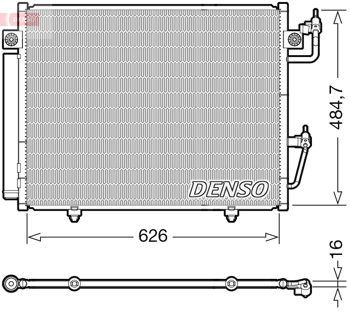 Condenser, air conditioning