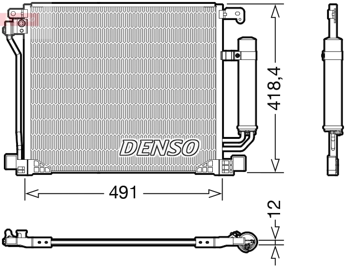 Condenser, air conditioning