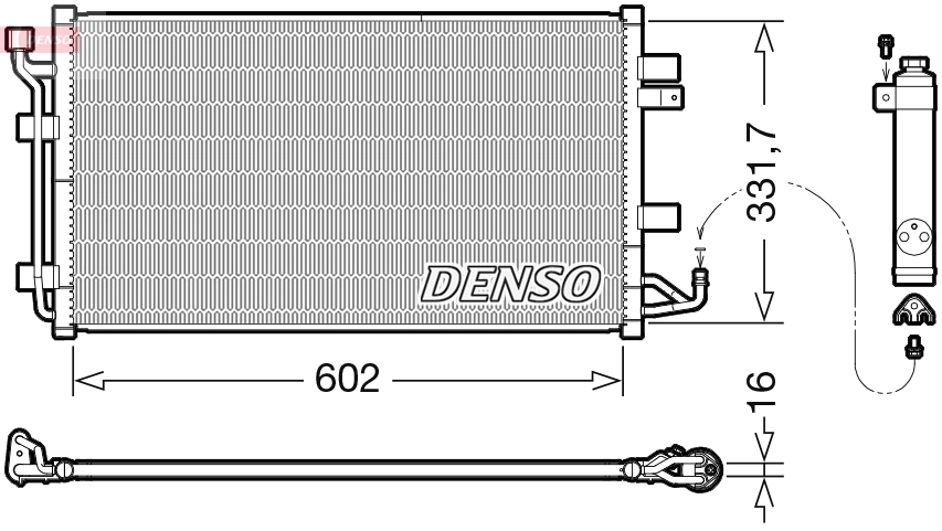 Condenser, air conditioning