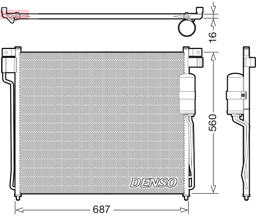 Condenser, air conditioning