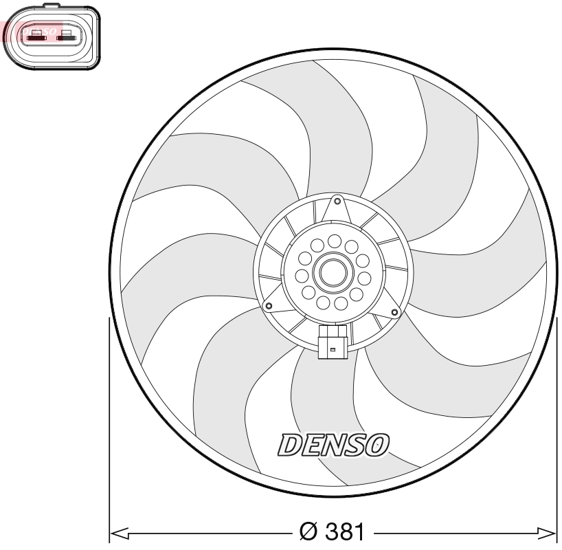 Fan, engine cooling