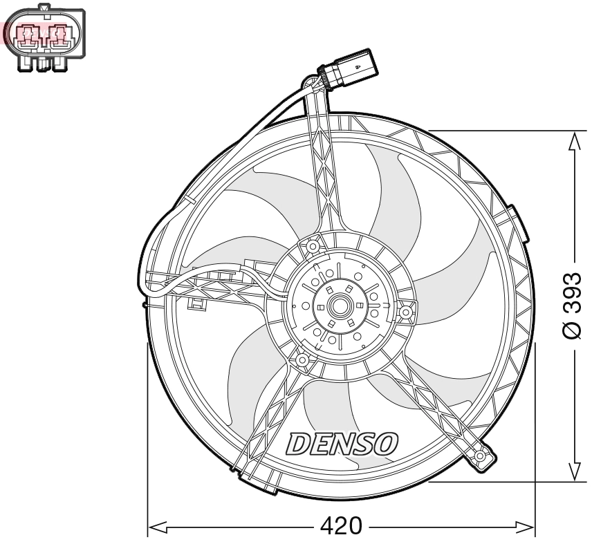 Fan, engine cooling