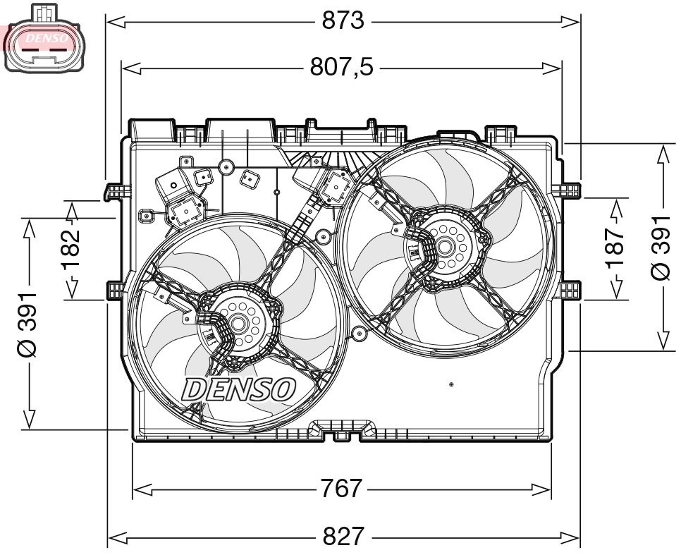 Fan, engine cooling