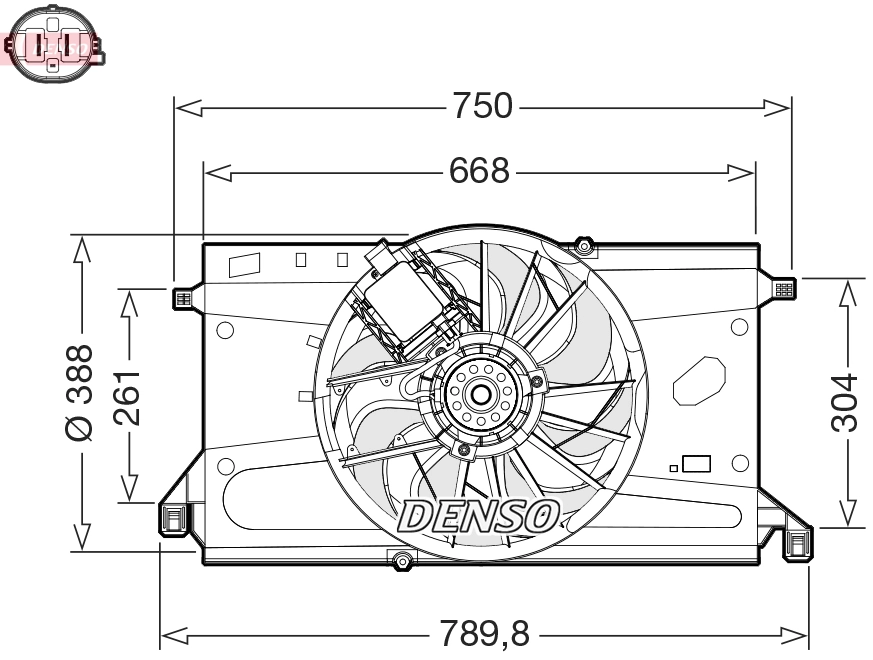 Fan, engine cooling