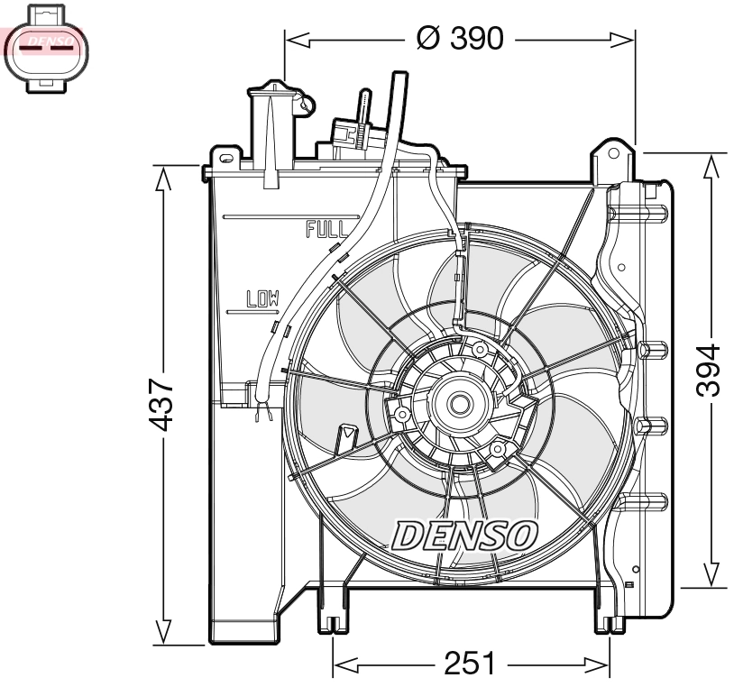 Fan, engine cooling