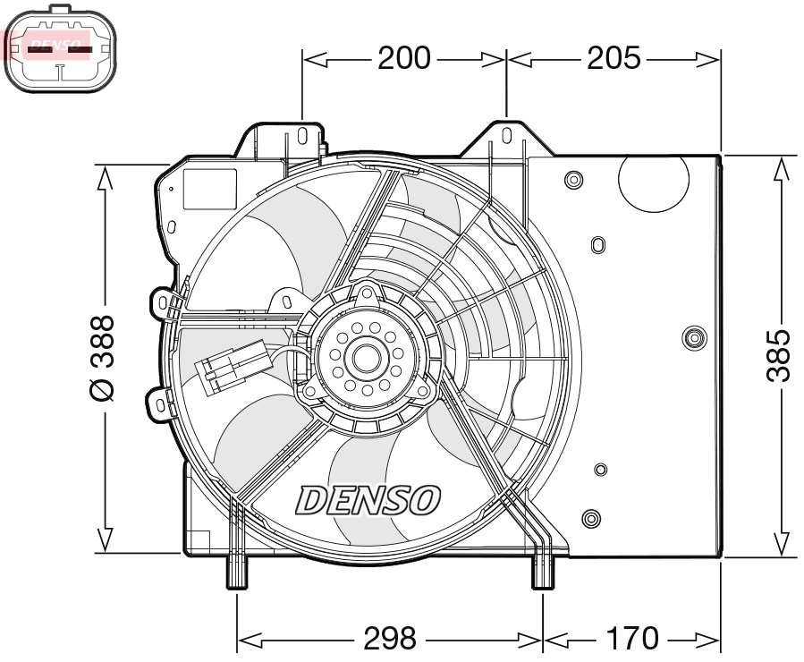 Fan, engine cooling