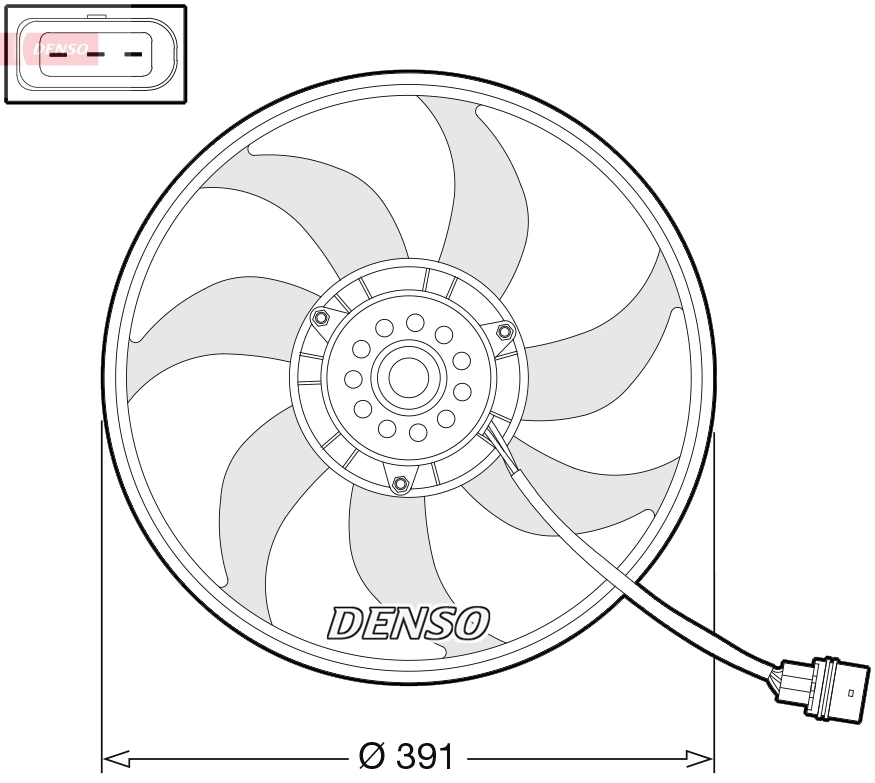 Fan, engine cooling