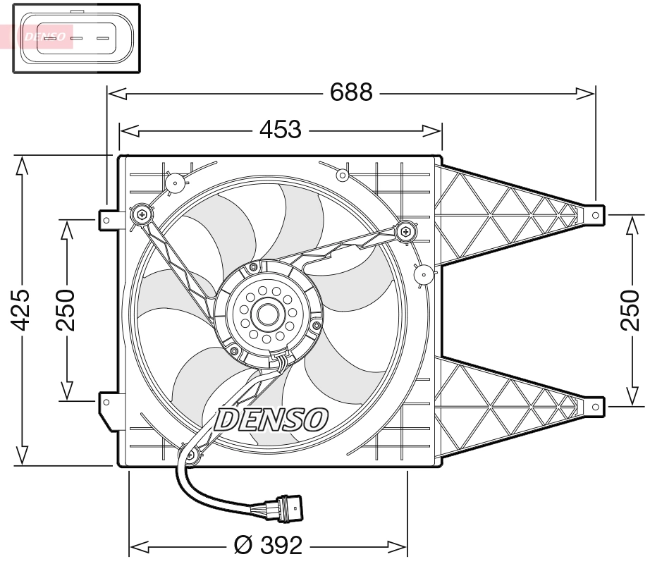 Fan, engine cooling