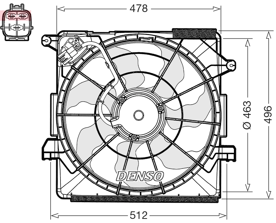 Fan, engine cooling
