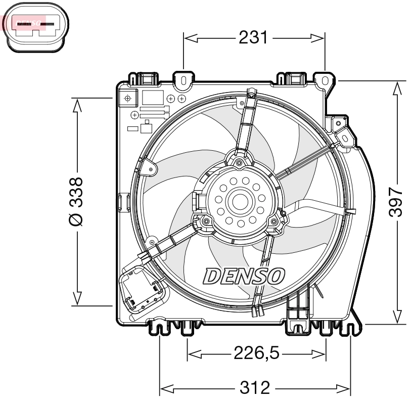 Fan, engine cooling