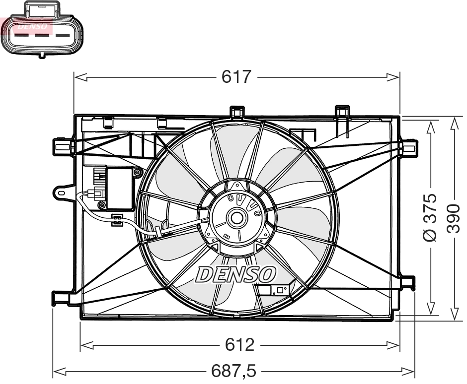Fan, engine cooling