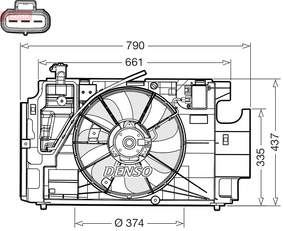 Fan, engine cooling