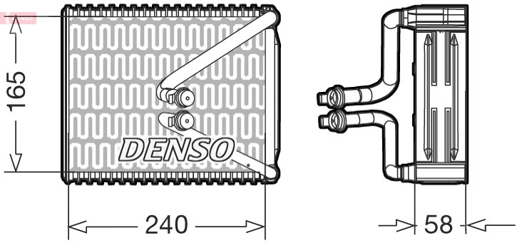 Evaporator, air conditioning