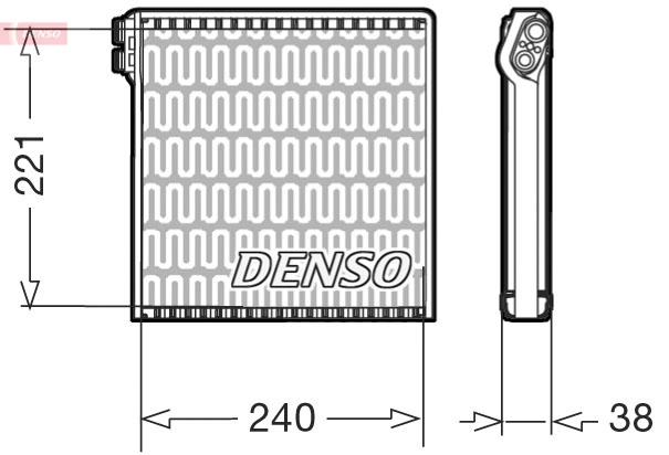 Evaporator, air conditioning