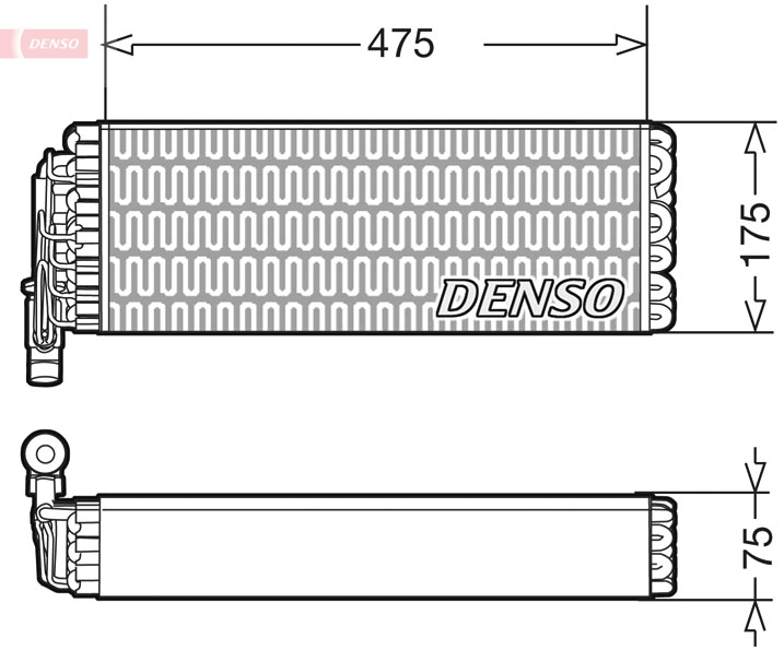 Evaporator, air conditioning