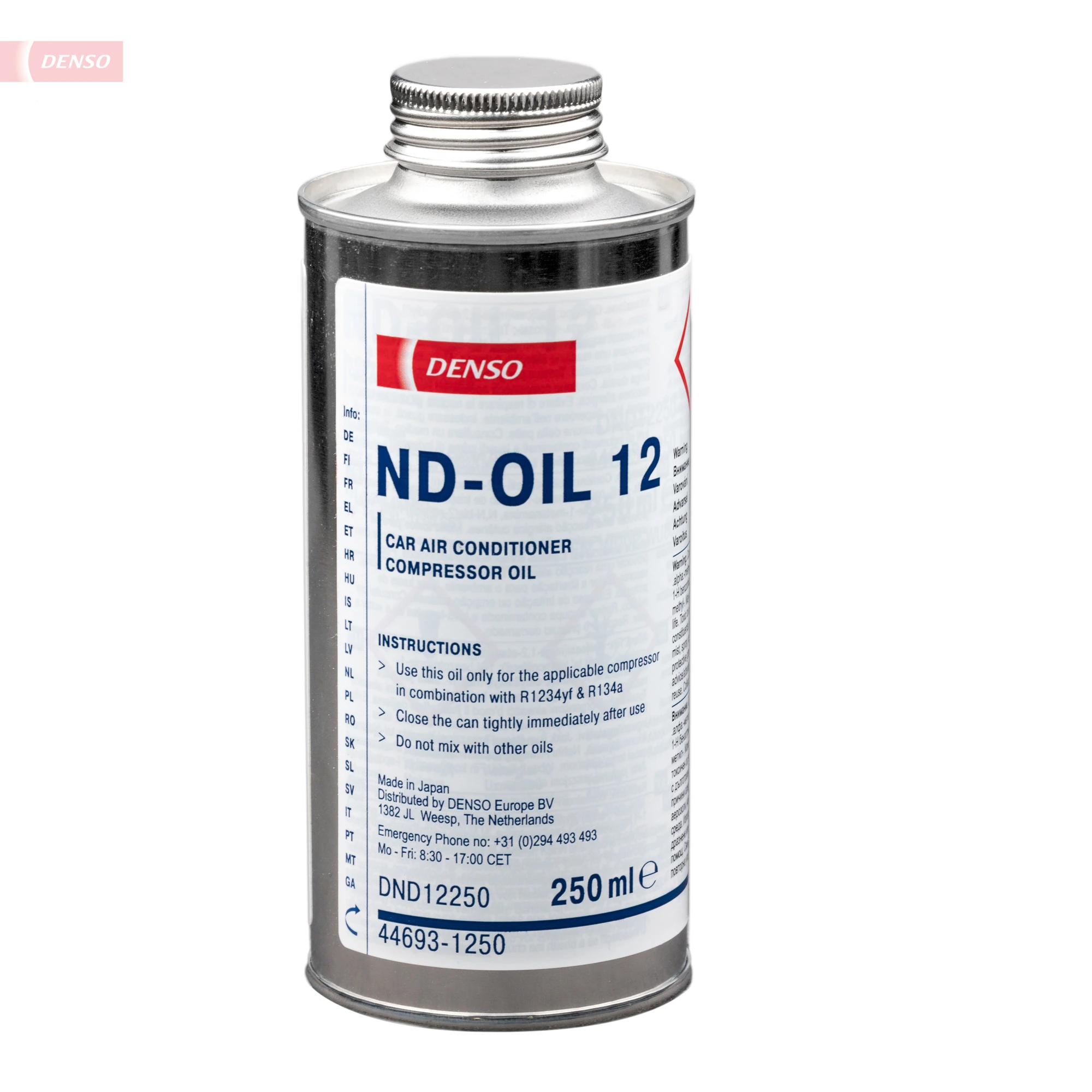 Oil, compressor