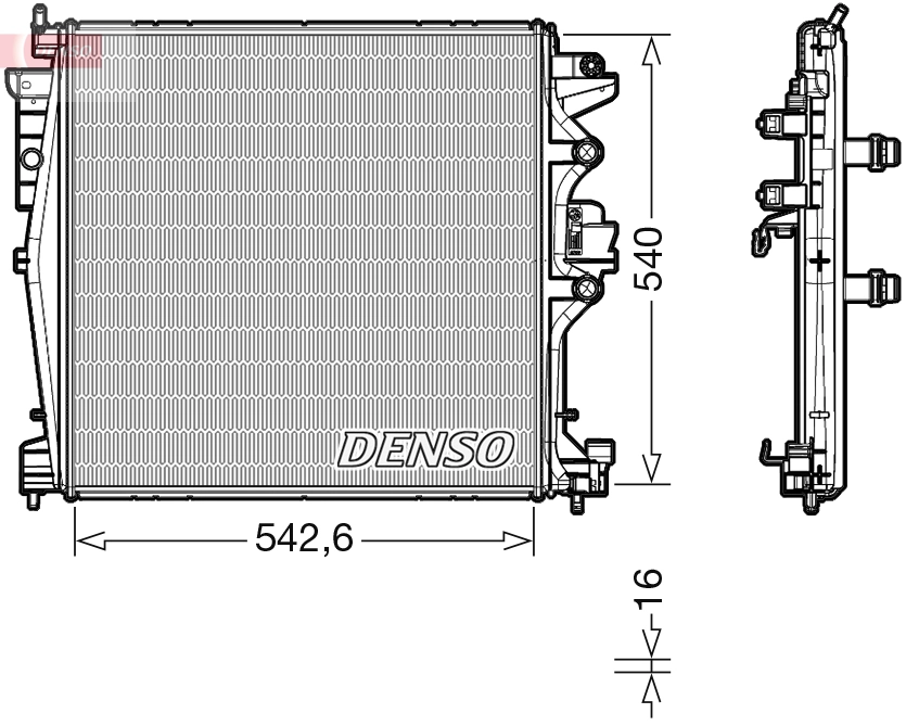 Radiator, engine cooling
