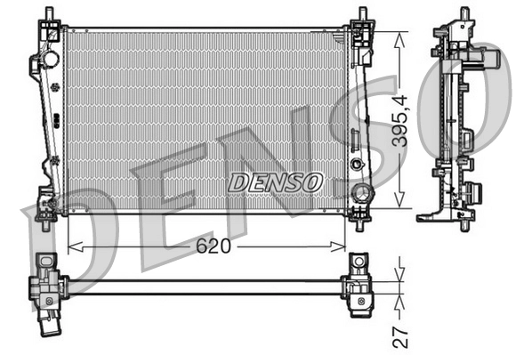 Radiator, engine cooling