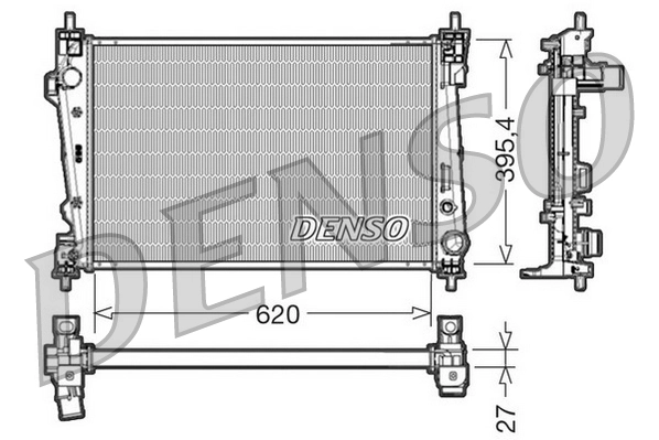 Radiator, engine cooling