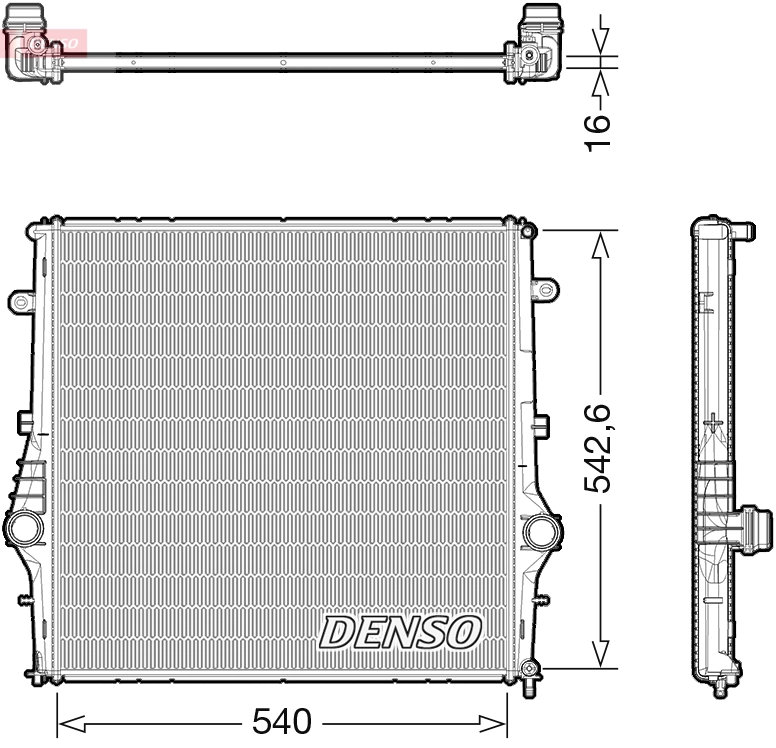 Radiator, engine cooling